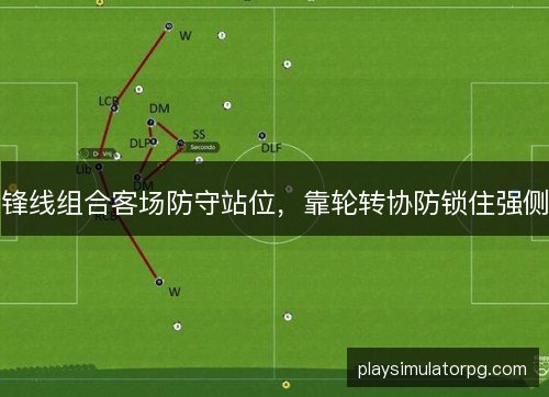 锋线组合客场防守站位，靠轮转协防锁住强侧
